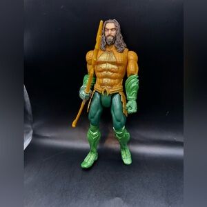 Aquaman Jason Momoa 11.5" Action Figure 2018 Mattel Toys DC Comics Tested/Works